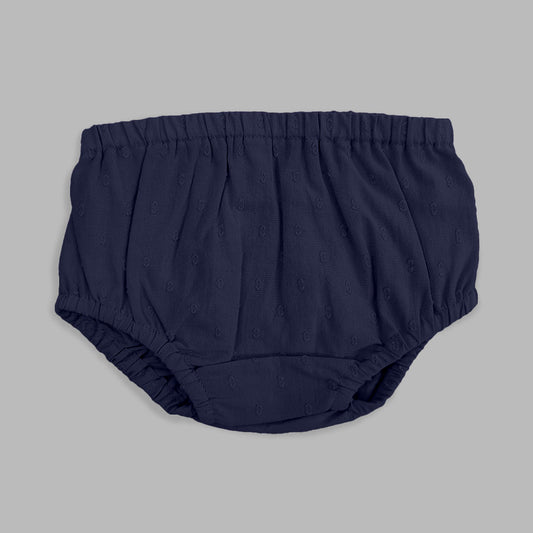 Keebee Organic Cotton Putta Textured Diaper / Nappy Cover - Navy Blue