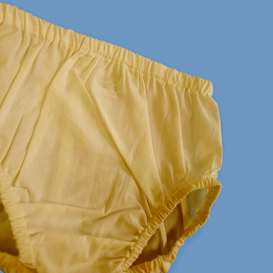 Keebee Organic Cotton Solid Diaper / Nappy Cover - Mustard Yellow