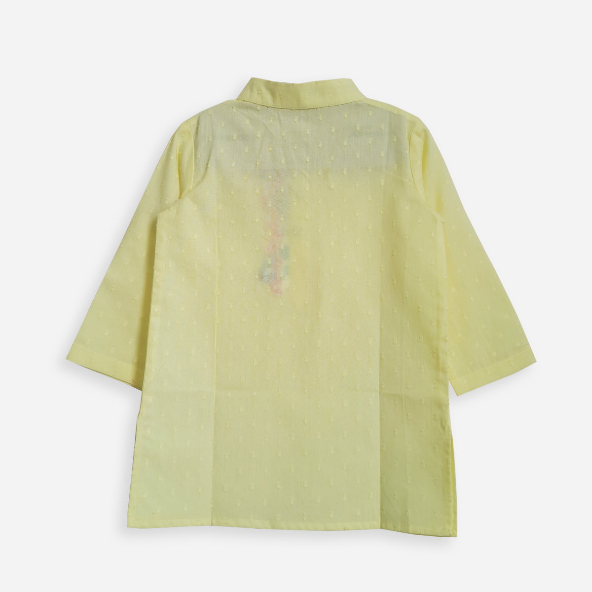 Organic Cotton Embroidered Kurta paired with Pajama Pants - Mushroom Cluster