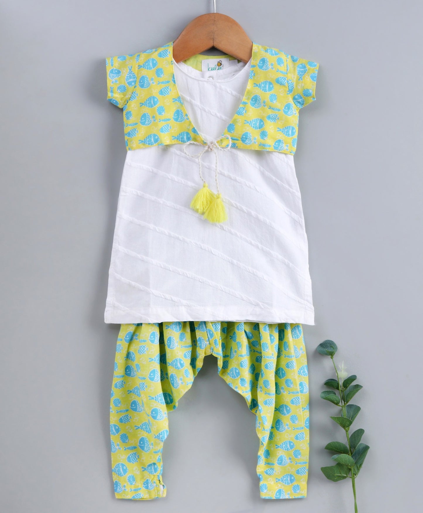 Organic Cotton Double Jacket Patiala Set