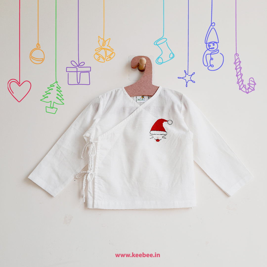 Full Sleeve Embroidered Baby Jabla -Merry Cat