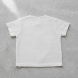 Baby Boy Embroidered White Jabla, Diaper Shorts & Accessories Set - Lil Elephant
