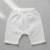 Baby Boy Embroidered White Jabla, Diaper Shorts & Accessories Set - Lil Elephant