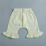 Girls Embroidered Green and White Coord Set - Lady Bugs
