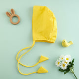 Solid Baby Bonnet - Yellow