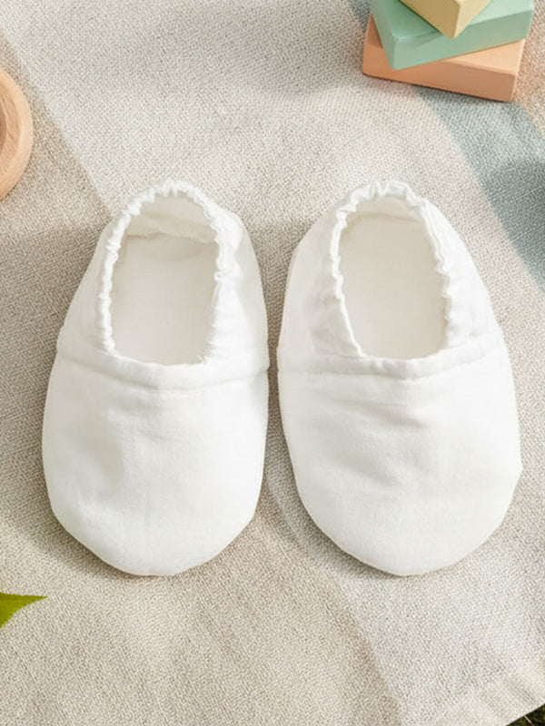 Solid Baby Shoes - White