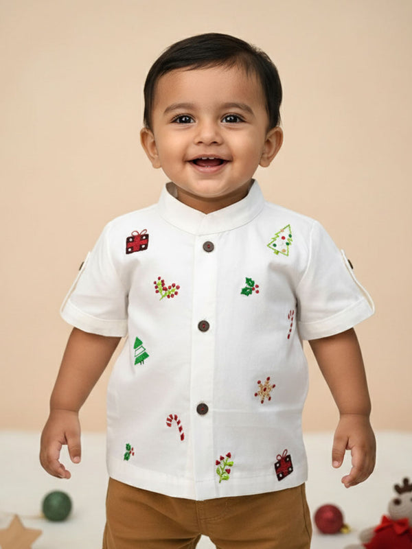 Embroidered Shirts - Merrymas