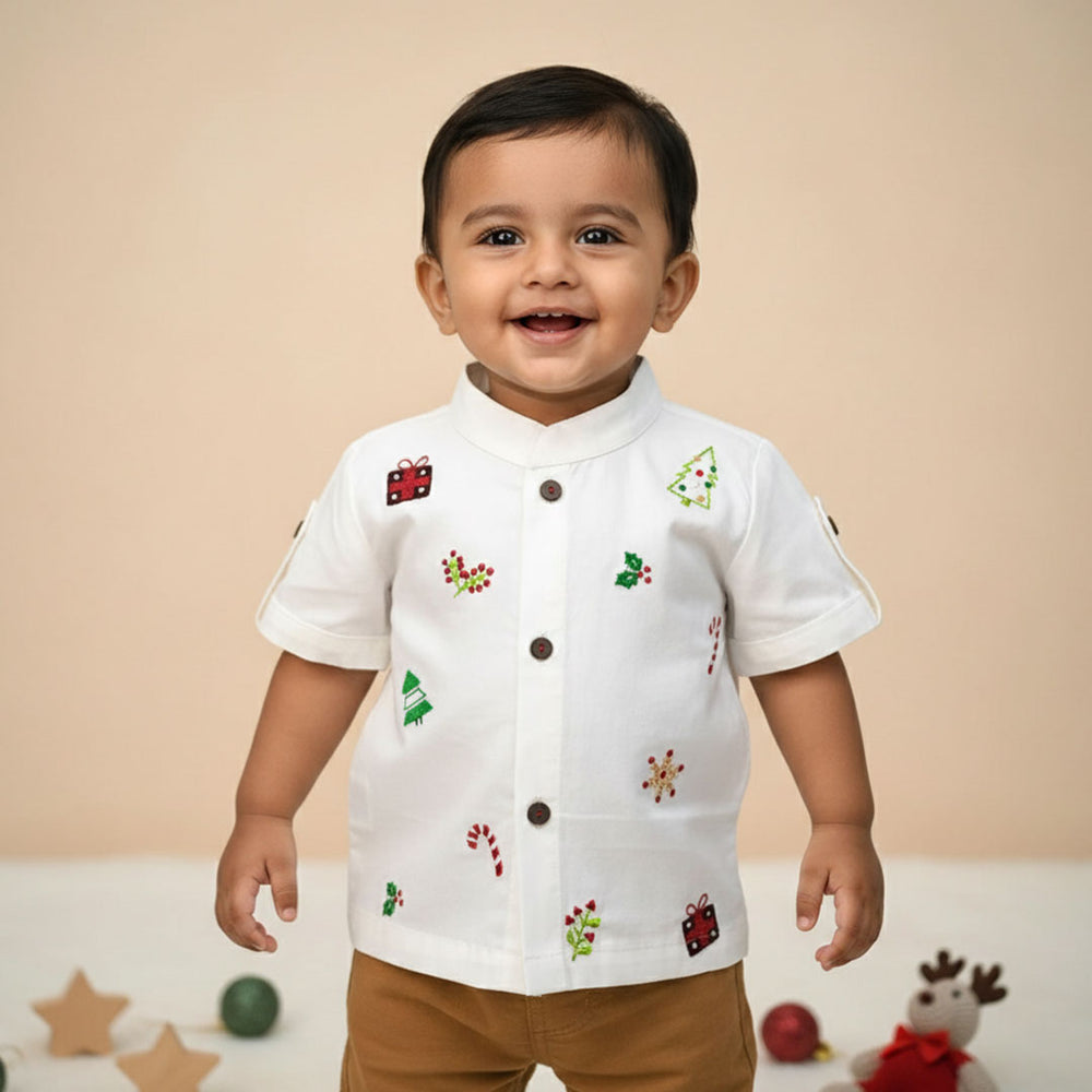 Embroidered Shirts - Merrymas