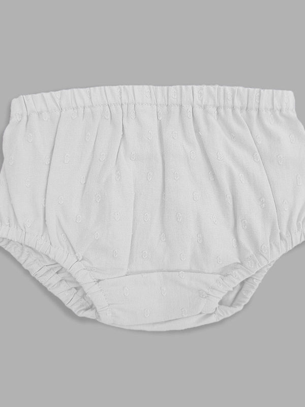 Putta Textured Diaper / Nappy Cover - White