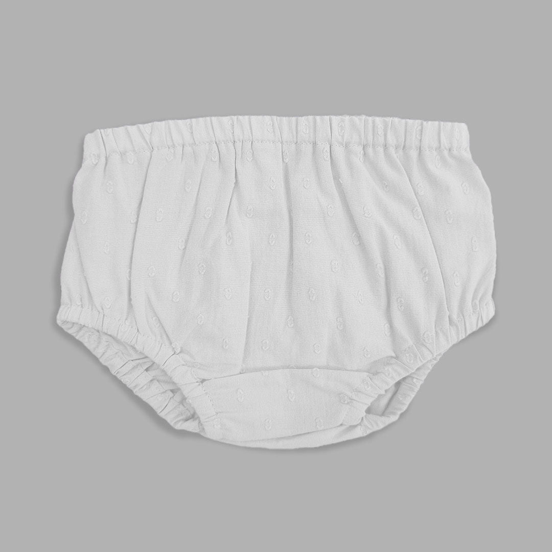 Keebee Organic Cotton Putta Textured Diaper / Nappy Cover - White