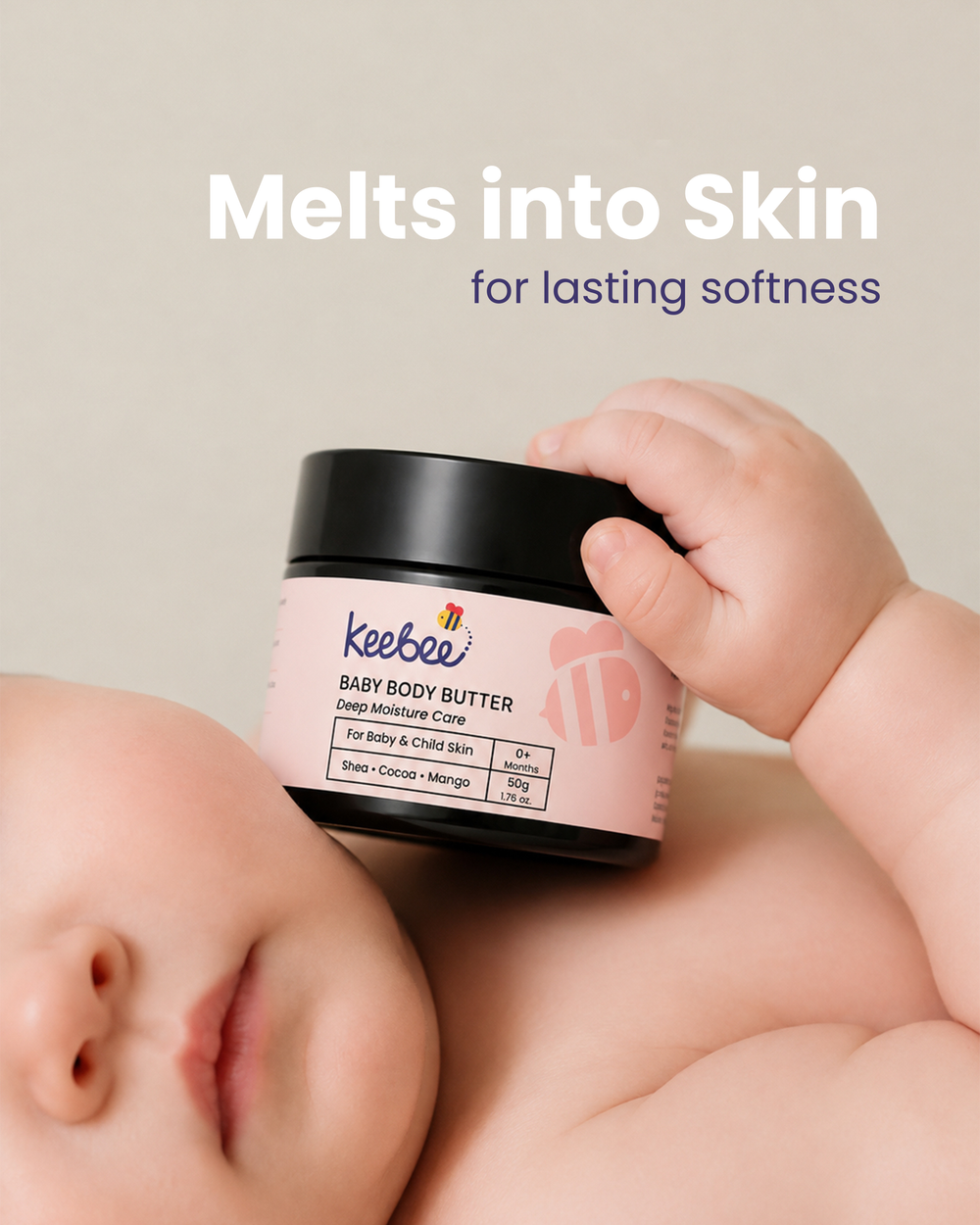 Baby Body Butter - Triple Butter Moisturizer (50gm)