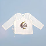 Full Sleeve Embroidered Baby Jabla - Love You to The Moon and Back