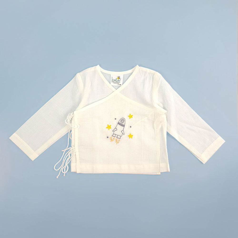 Full Sleeve Embroidered Baby Jabla - Rocket