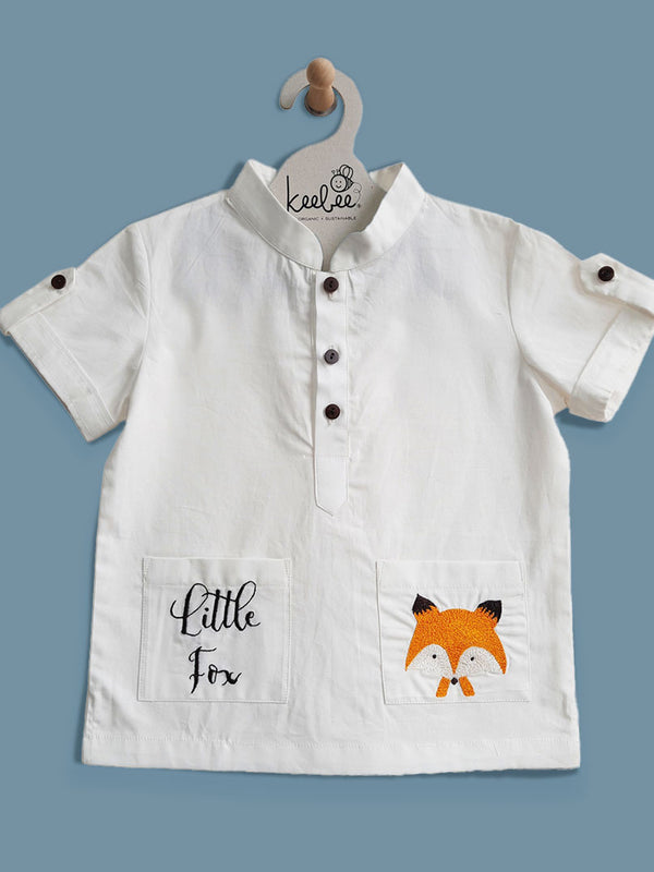 Embroidered Shirt - Lil Fox