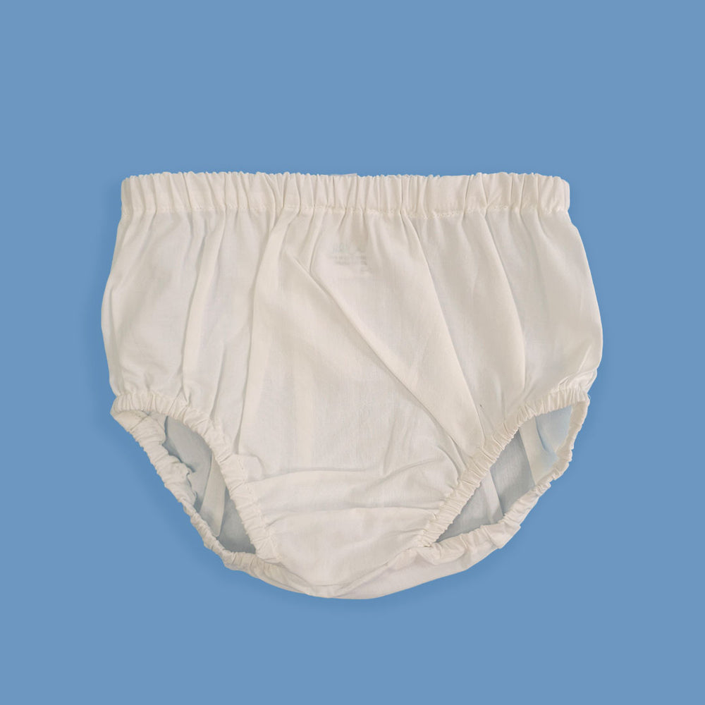 Solid Diaper / Nappy Cover - White