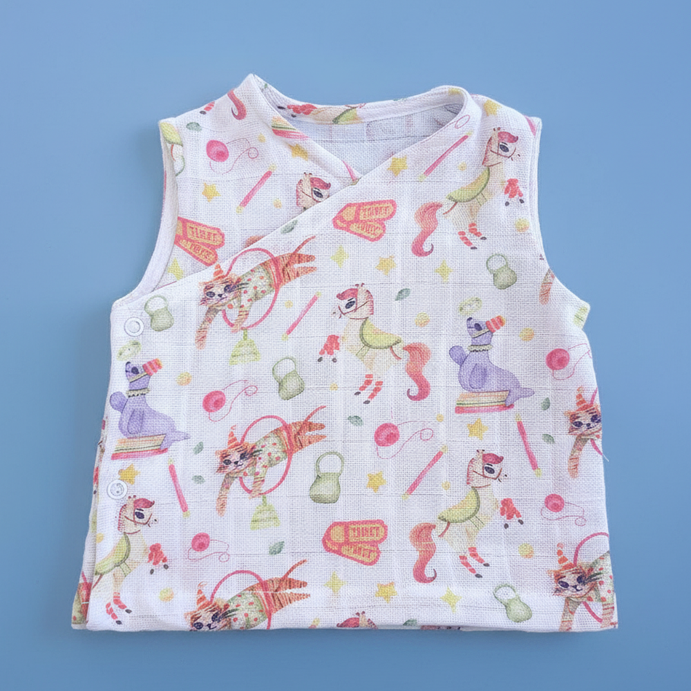 Unisex Baby Printed Jabla - Circus Crew