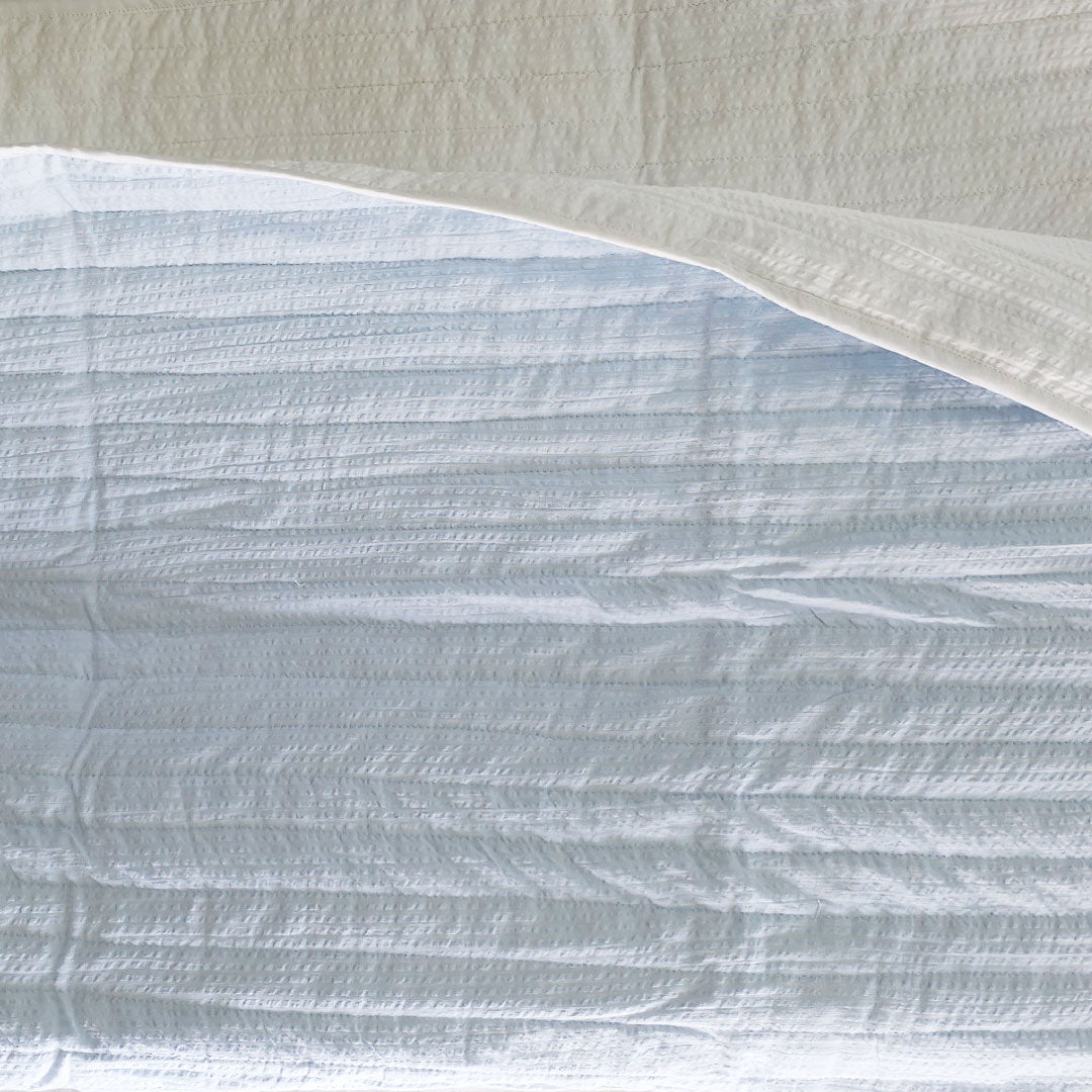 Keebee Organic Cotton Quilt - Ocean Blue