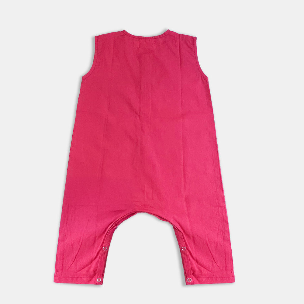 Full Length Romper - Red