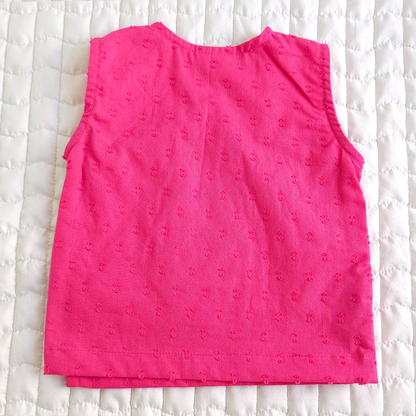 Embroidered Hot Pink Jabla - Spring Bunny