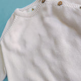 Solid Sweater - White
