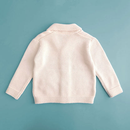 Solid Cardigan - White