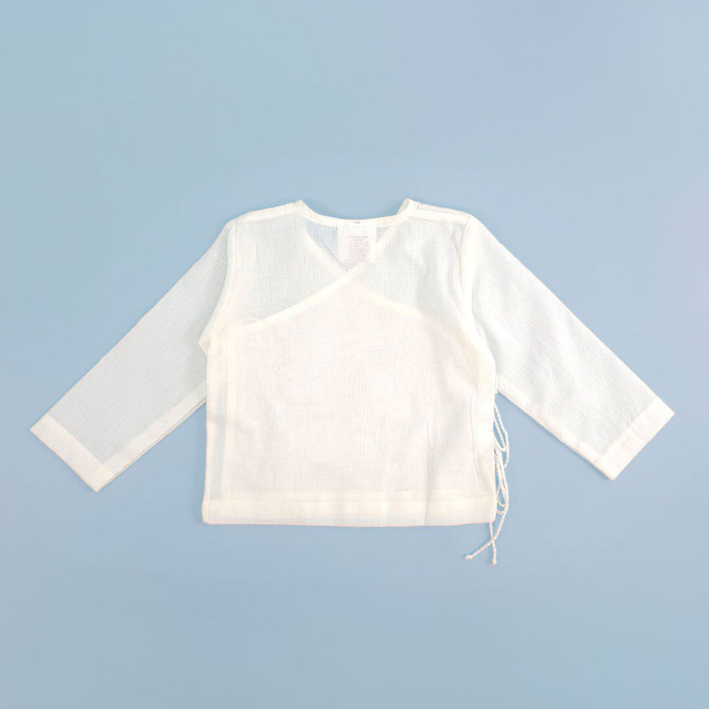 Full Sleeve Embroidered Baby Jabla - Bee Happy