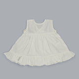 Embroidered Newborn Wrap Dress - Rose
