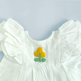 White Iris Dress - Marigold