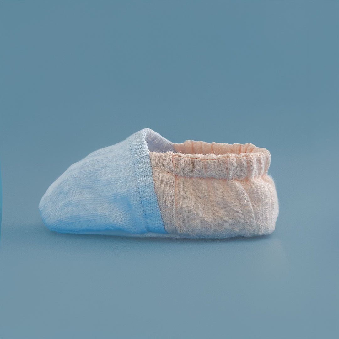 Keebee Organic Cotton Soft Textured Multicolor Baby Shoes