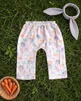 Kids Unisex Full Sleeve Lounge Nightsuit Pajama Set - Bunny with Balloons