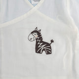 Full Sleeve Embroidered Baby Jabla -Zebra