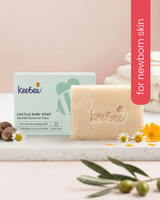 Castile Baby Soap - Olive Oil-Based Gentle Soap for Sensitive Baby Skin (100g)