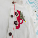 Embroidered Half Sleeve Shirt - Christmas Truck