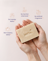 Goat Milk Baby Soap - Gentle Cleansing Soap for Babies & Kids (100g)