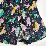 Girls Printed Iris Dress - Unicorns