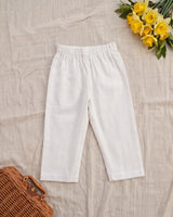 Boys Blue and White Striped Kurta and Pajama Pants Set
