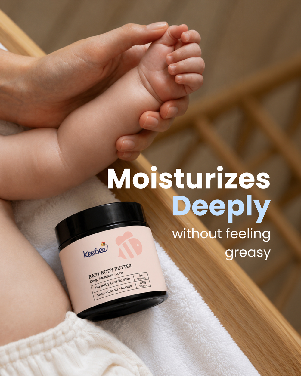 Baby Body Butter - Triple Butter Moisturizer (100gm)