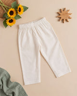 Boys Embroidered Brown Kurta paired with Pajama Pants - Sunflower