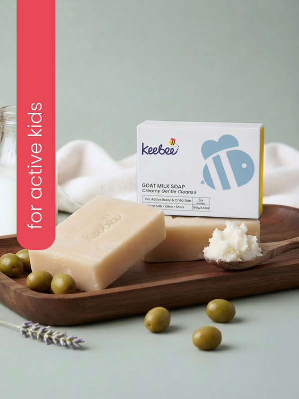Goat Milk Baby Soap - Gentle Cleansing Soap for Babies & Kids (100g)