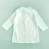 Boys Textured Kurta paired with Pajama Pants - White