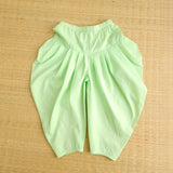Baby Boy Embroidered White Kurta paired with Green Patiala Pants - Stripes