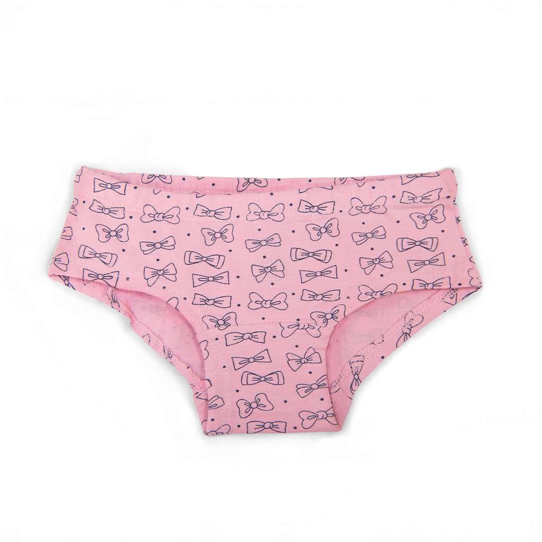 Keebee Organic Cotton Girls Hipsters - Pack of 6