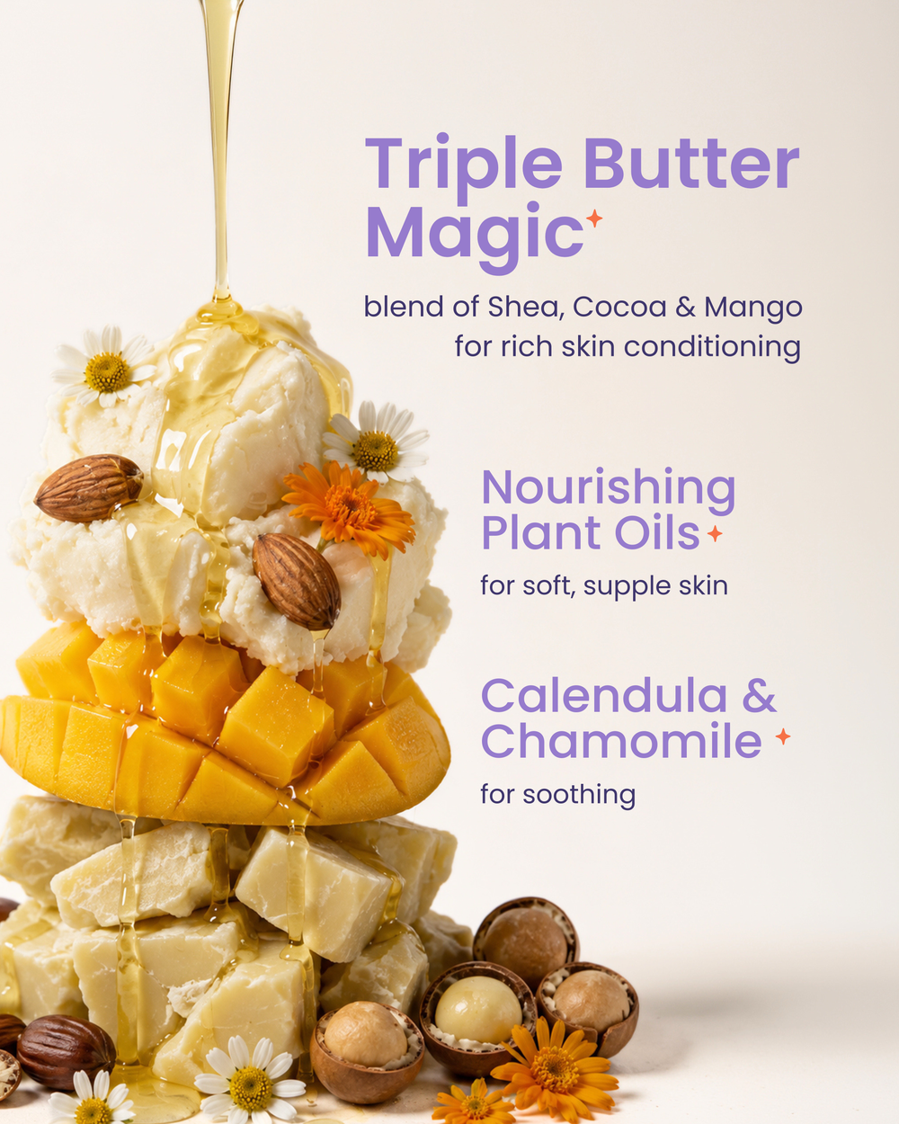 Baby Body Butter - Triple Butter Moisturizer (50gm)