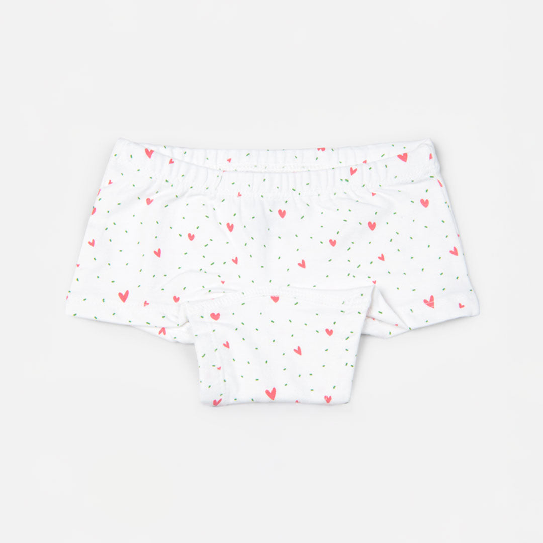 Keebee Organic Cotton Girls Boyshorts - Pack of 6