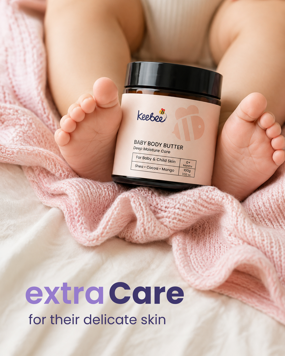 Baby Body Butter - Triple Butter Moisturizer (100gm)