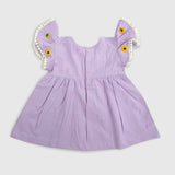 Embroidered Lilac Dress - Sunflower