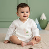 Full Sleeve Embroidered Baby Jabla - Llama