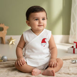 Sleeveless Embroidered Baby Jabla -Merry Cat