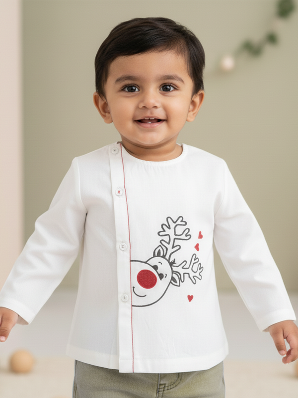 Embroidered Shirts - Reindeer