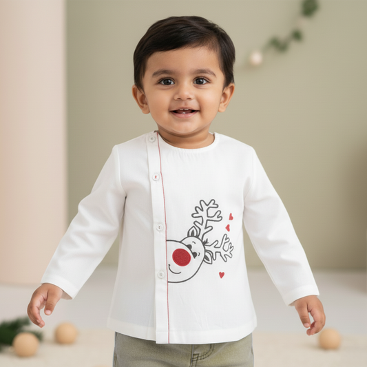 Embroidered Shirts - Reindeer